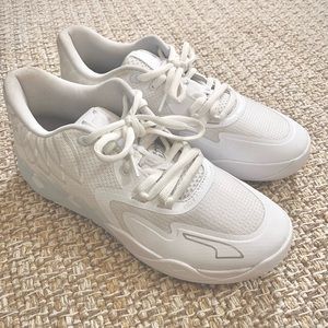 Puma LaMelo Ball MB.01 White Silver Men